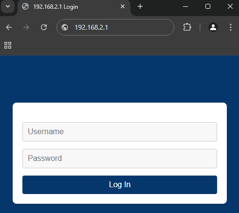 192.168.2.1 Login