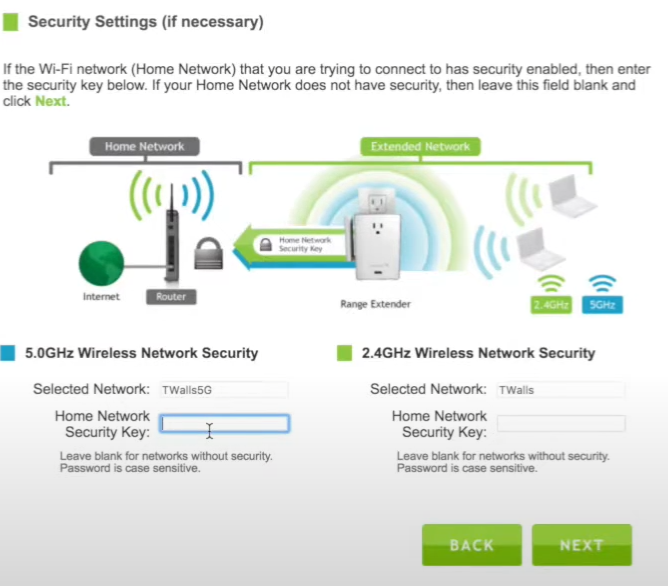 Set SSID & Password