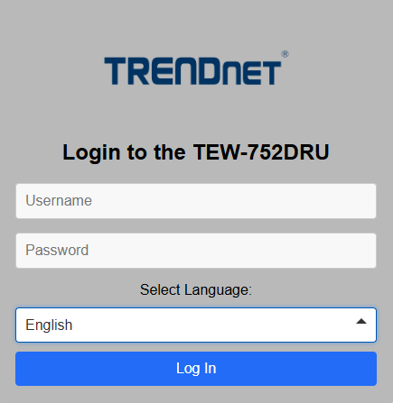 TRENDnet Login