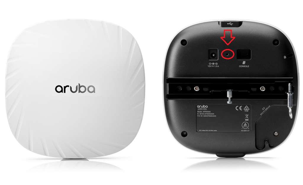 Aruba Reset Factory Default