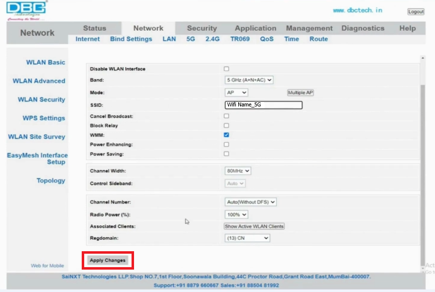Dbc Change SSID(WIFI Network Name)