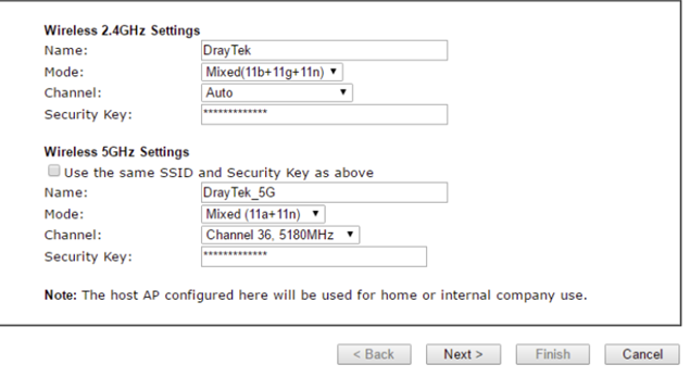 Draytek Change Password & SSID