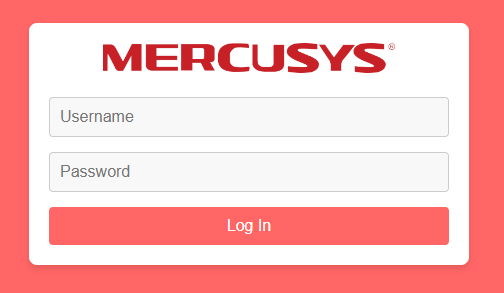 mercusys login