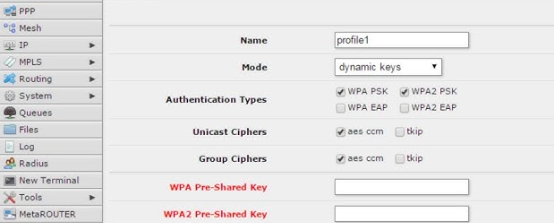 mikrotik change password and ssid