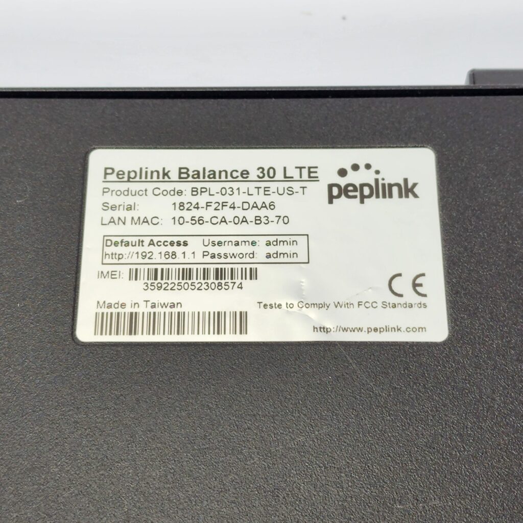Peplink Lable