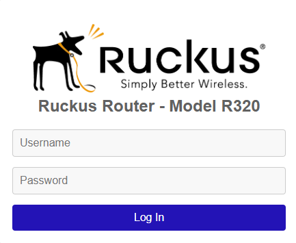 Ruckus Login