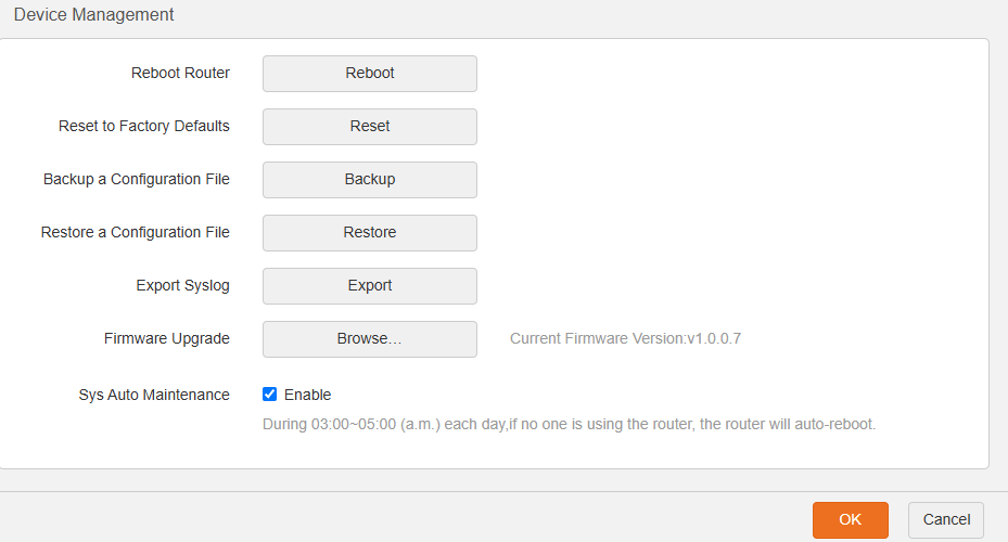 Reset to factory defaults tenda